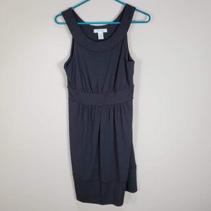 WHBM Black Scoop Neck Sleeveless Dress